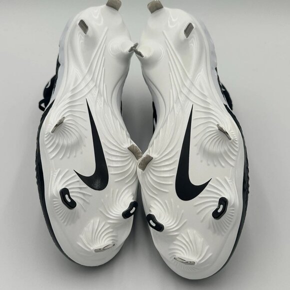 Nike Alpha Huarache NXT Black Metal Baseball Cleats Men's Size DJ6517-001 NEW - Picture 9 of 11